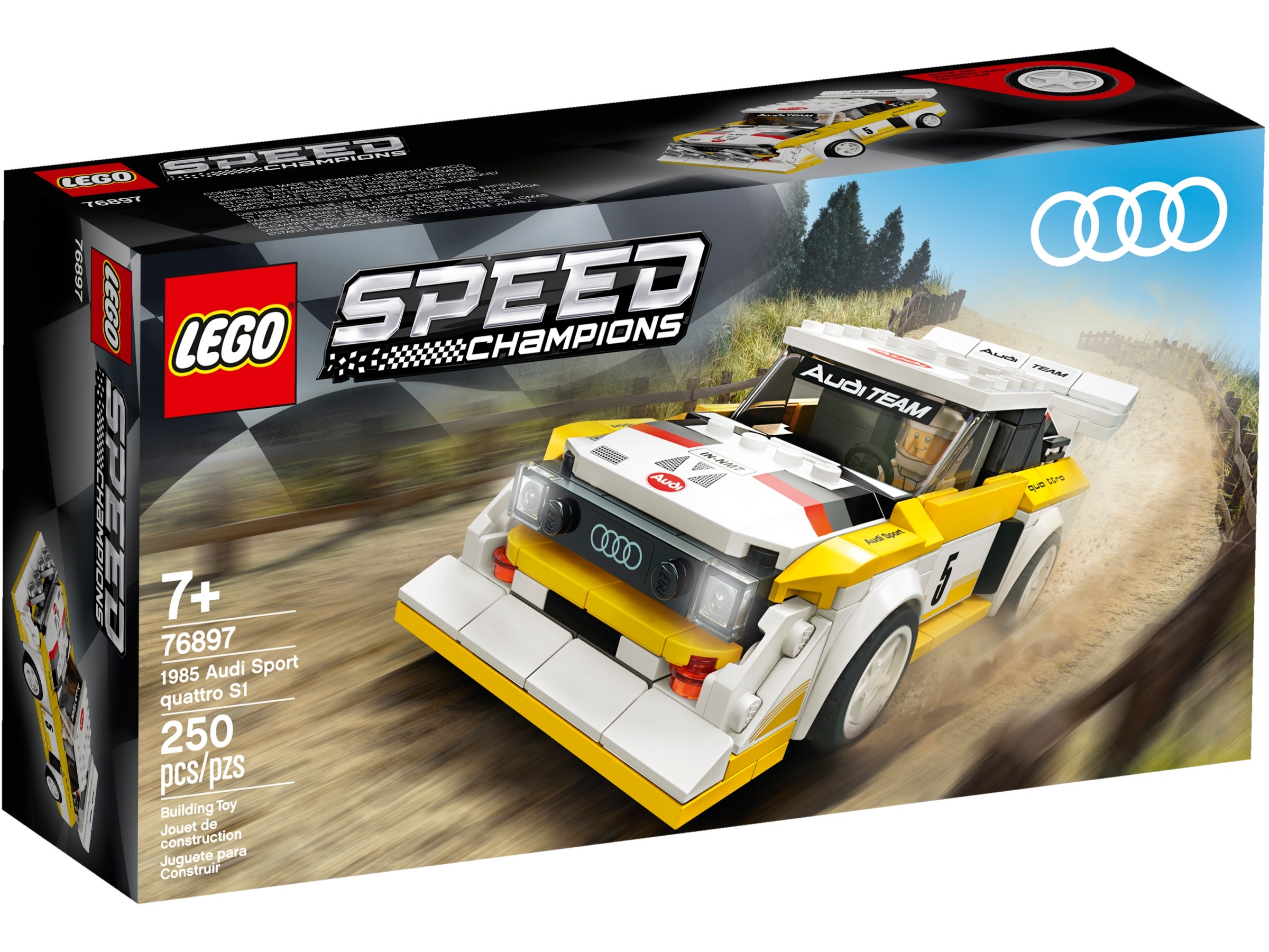 76897 LEGO Speed Champions Audi Sport Quattro S1 Car Set Age 5+